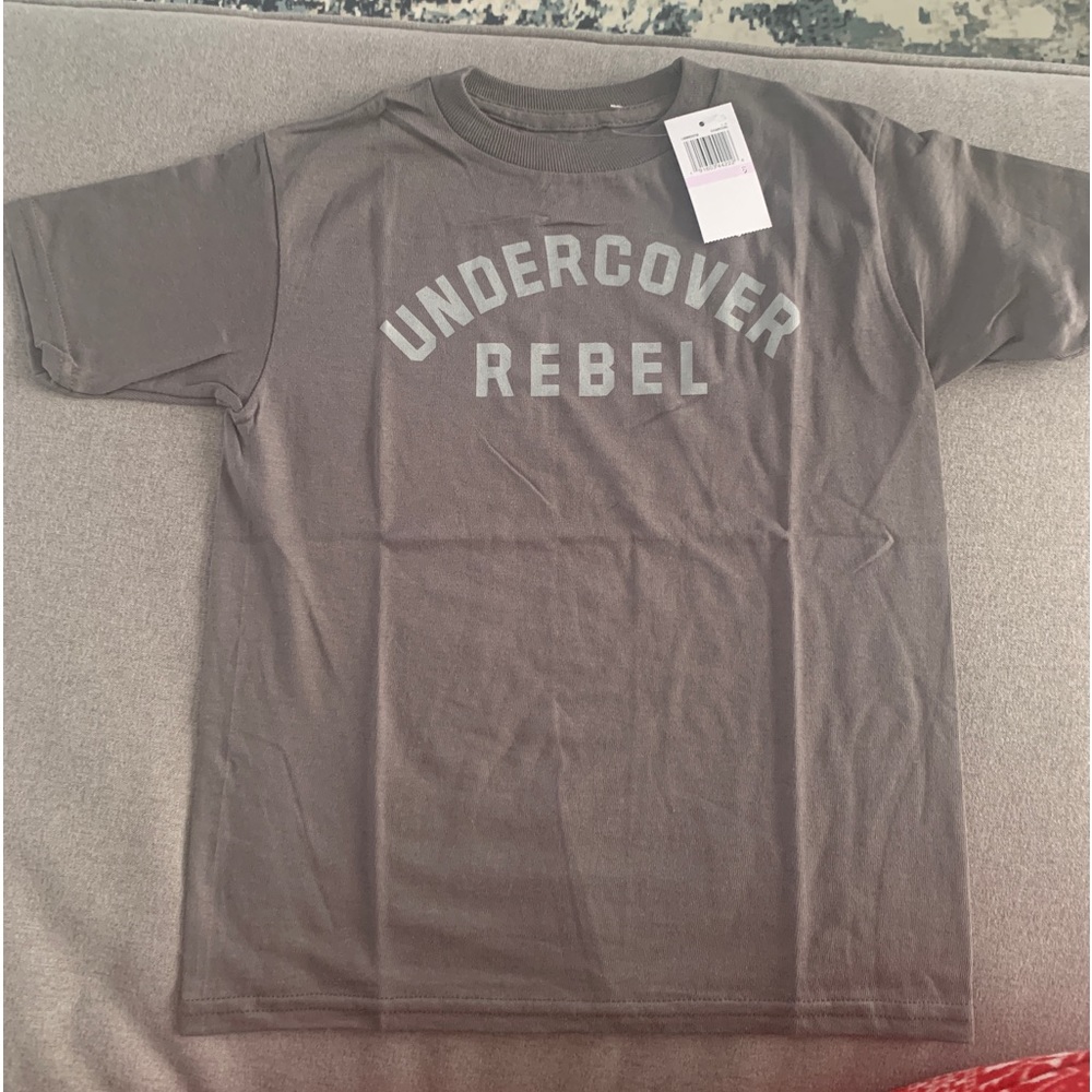 JME Toddler Boys Short Sleeve Gray ￼T-Shirt Tee Shirt Undercover rebel Macys 6